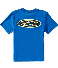 Billabong Little Boys Short Sleeve Bad Dog Pill Wave T-Shirt