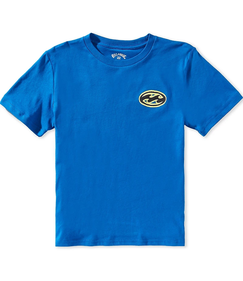 Billabong Little Boys Short Sleeve Bad Dog Pill Wave T-Shirt