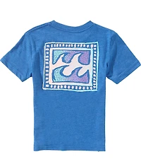 Billabong Little Boys Short Sleeve Crayon Wave T-Shirt