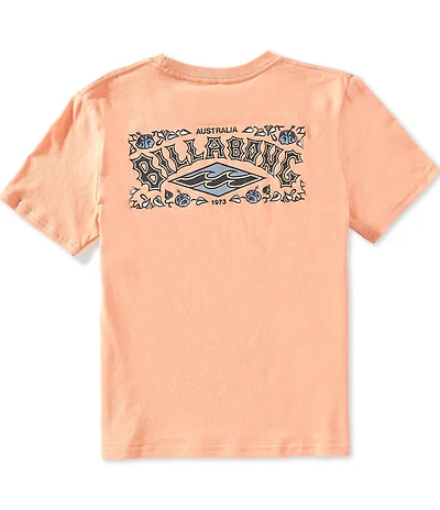 Billabong Little Boys Short Sleeve Heritage Arch T-Shirt