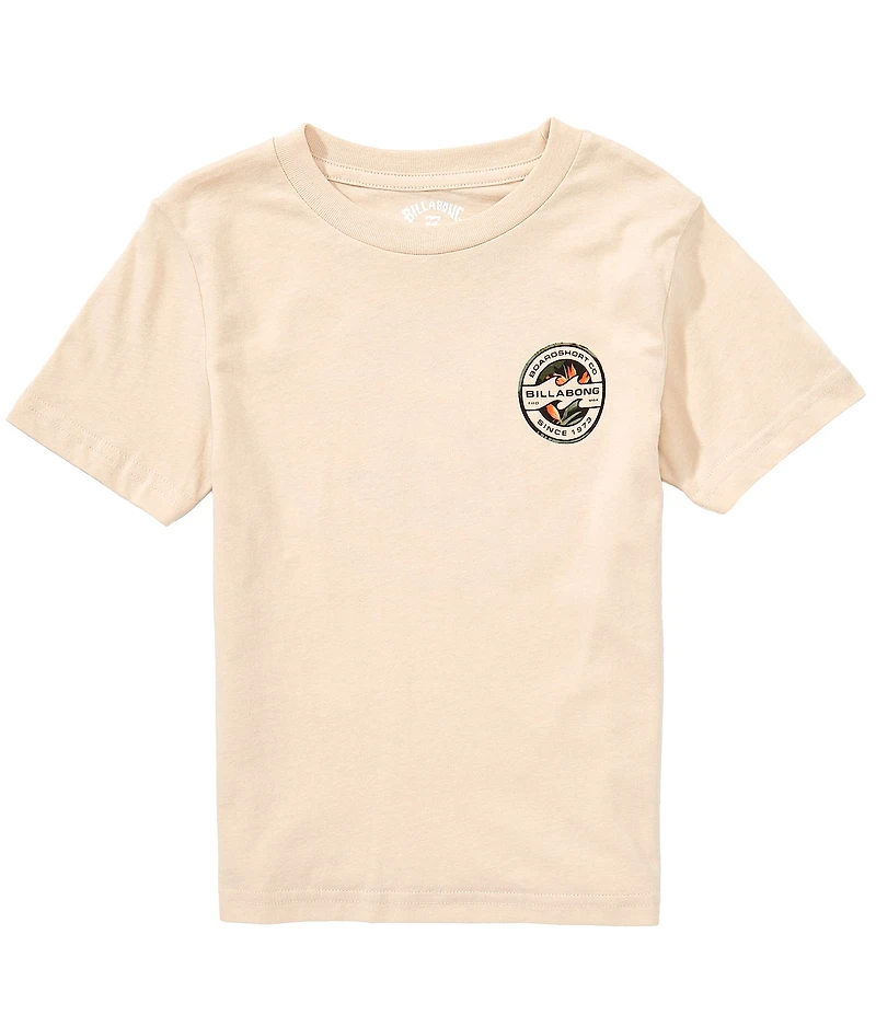 Billabong Little Boys Short Sleeve Hollow Graphic T-Shirt