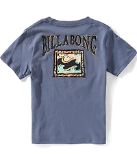 Billabong Little Boys Short Sleeve Navy Retrograde T-Shirt
