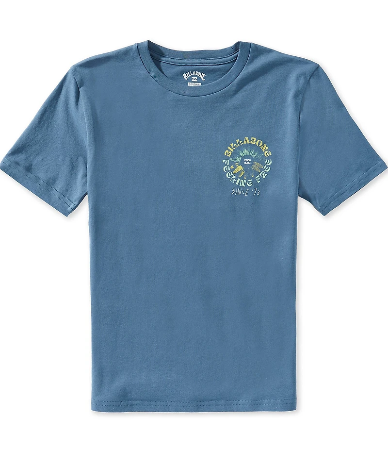 Billabong Little Boys Short Sleeve Psych Frog T-Shirt