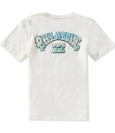 Billabong Little Boys Short Sleeve White Wax Arch T-Shirt