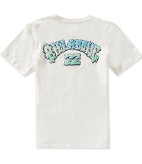 Billabong Little Boys Short Sleeve White Wax Arch T-Shirt