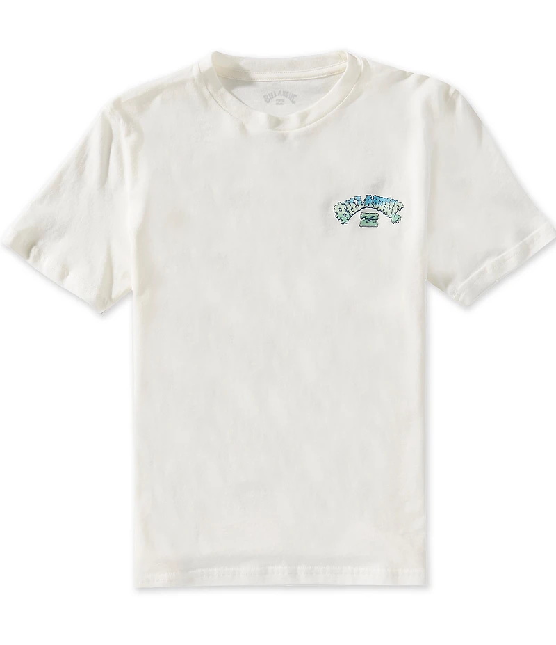 Billabong Little Boys Short Sleeve White Wax Arch T-Shirt