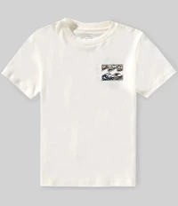 Billabong Little Boys Short Sleeves Crayon Wave T-Shirt