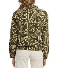 Billabong Long Sleeve First Light Sherpa Center Front Zip Sweatshirt