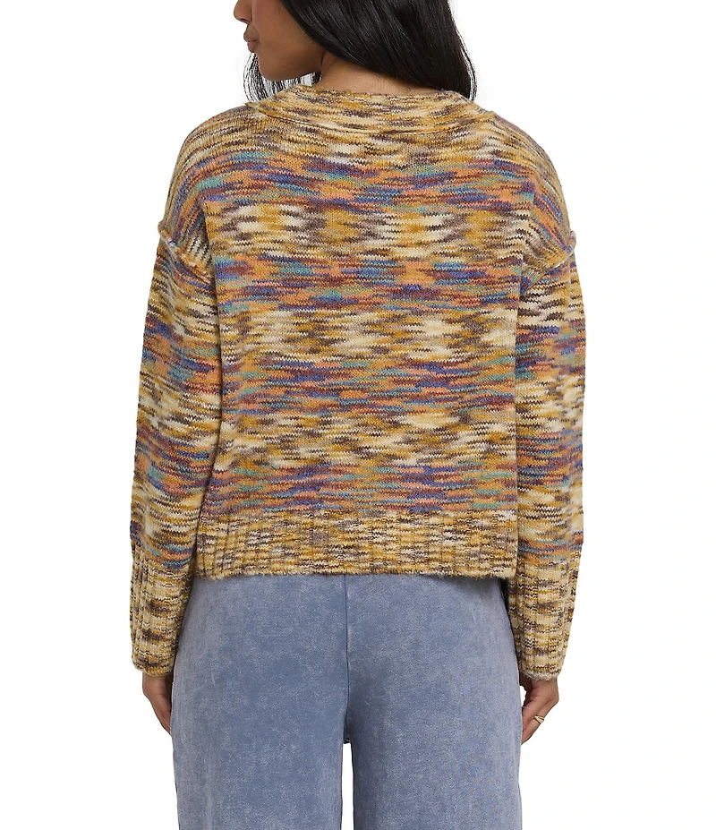 Billabong Long Sleeve Malibu Creek Printed Sweater