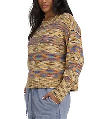 Billabong Long Sleeve Malibu Creek Printed Sweater