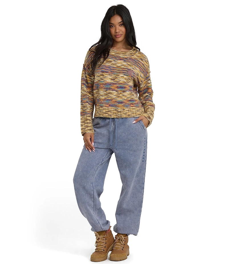 Billabong Long Sleeve Malibu Creek Printed Sweater