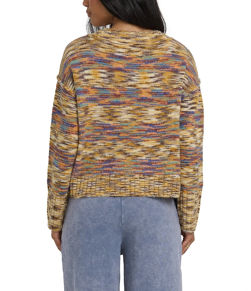 Billabong Long Sleeve Malibu Creek Printed Sweater