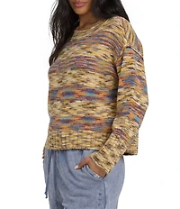 Billabong Long Sleeve Malibu Creek Printed Sweater