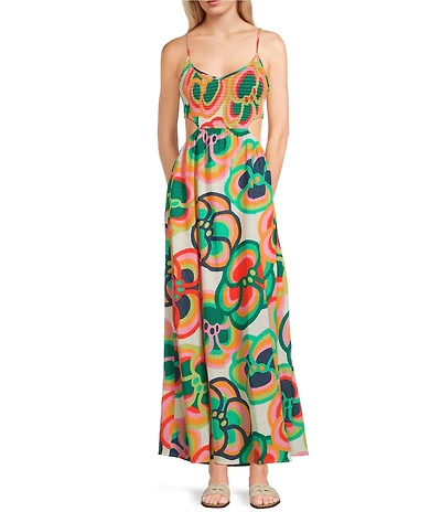 Billabong Miami Wata Sleeveless Long A-Line Dress
