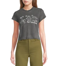 Billabong Morning Fun Time Short Sleeve Cropped T-Shirt