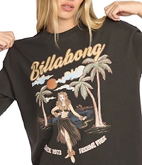 Billabong My Sunny Girl Short Sleeve Boyfriend T-Shirt