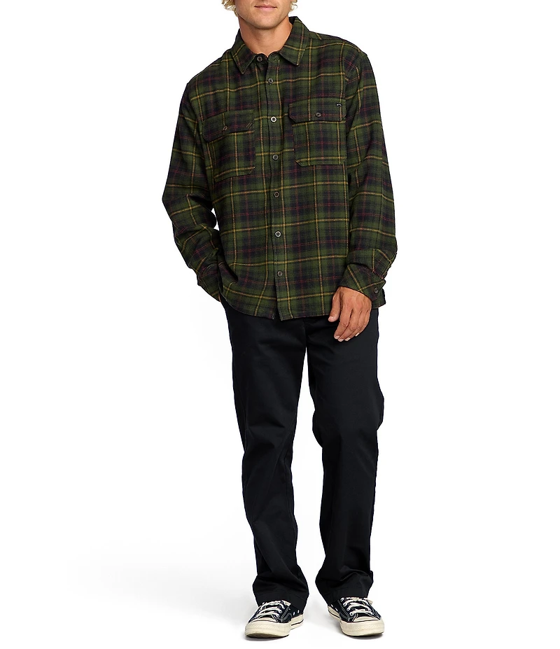 Billabong Offshore Long Sleeve Plaid Flannel Shirt