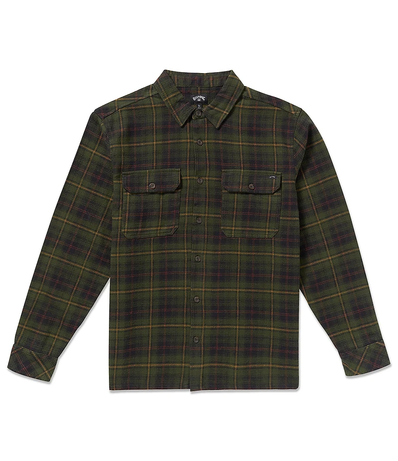 Billabong Offshore Long Sleeve Plaid Flannel Shirt