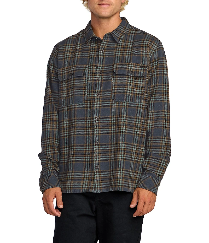 Billabong Offshore Long Sleeve Plaid Flannel Shirt