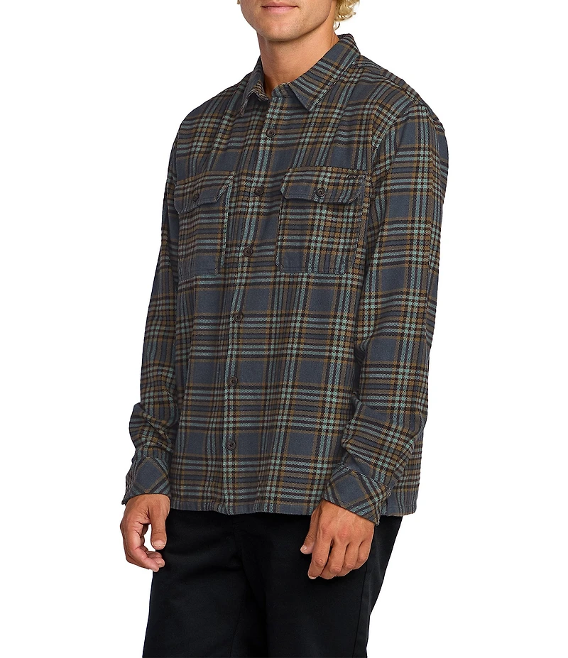 Billabong Offshore Long Sleeve Plaid Flannel Shirt