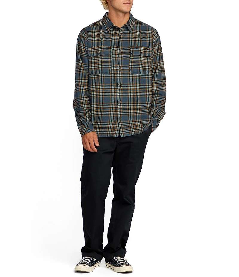 Billabong Offshore Long Sleeve Plaid Flannel Shirt