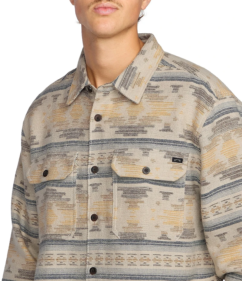 Billabong Offshore Long Sleeve Plaid Flannel Shirt