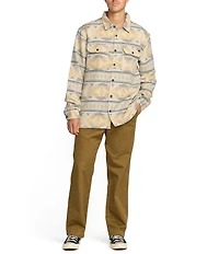 Billabong Offshore Long Sleeve Plaid Flannel Shirt