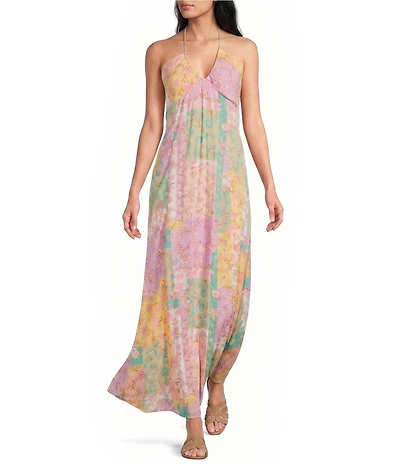 Billabong One Day Sleeveless Printed Maxi Dress