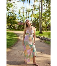 Billabong One Day Sleeveless Printed Maxi Dress
