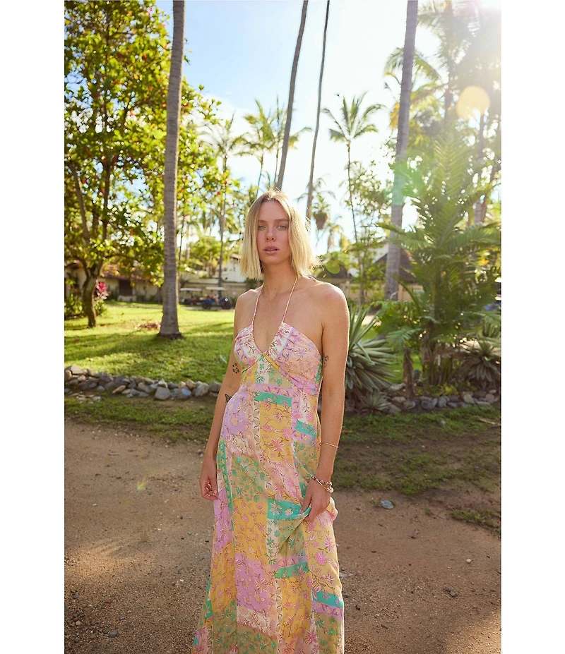 Billabong One Day Sleeveless Printed Maxi Dress