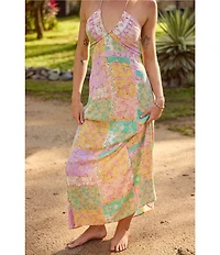 Billabong One Day Sleeveless Printed Maxi Dress