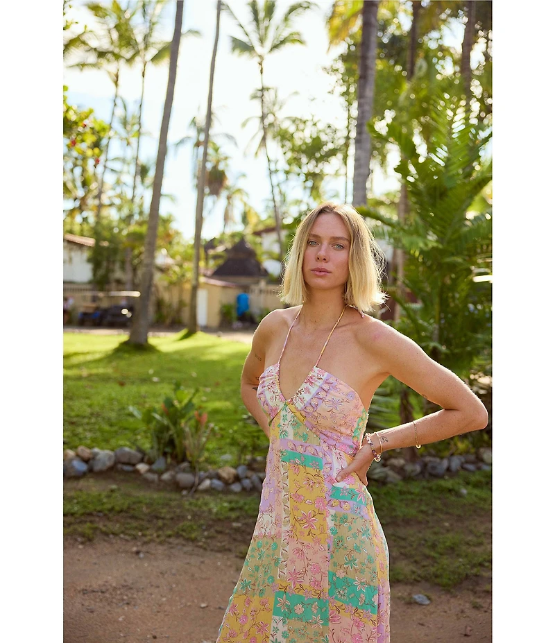 Billabong One Day Sleeveless Printed Maxi Dress