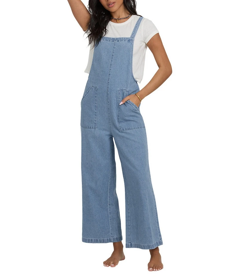 Billabong Pacific Time Denim Overalls