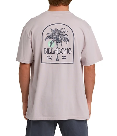 Billabong Portal Premium Palm Tree Graphic Short Sleeve T-Shirt