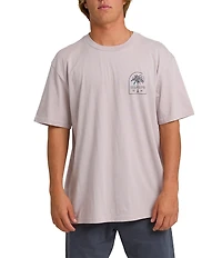 Billabong Portal Premium Palm Tree Graphic Short Sleeve T-Shirt