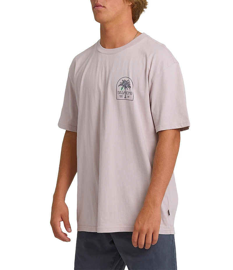 Billabong Portal Premium Palm Tree Graphic Short Sleeve T-Shirt