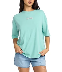 Billabong Reach For Sunshine Short Sleeve Boyfriend T-Shirt