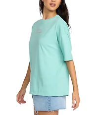Billabong Reach For Sunshine Short Sleeve Boyfriend T-Shirt