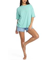 Billabong Reach For Sunshine Short Sleeve Boyfriend T-Shirt