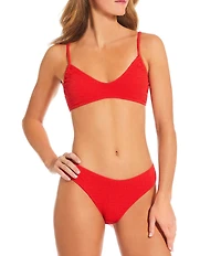 Billabong Rising Tide Solid Texture Hipster Swim Bottom