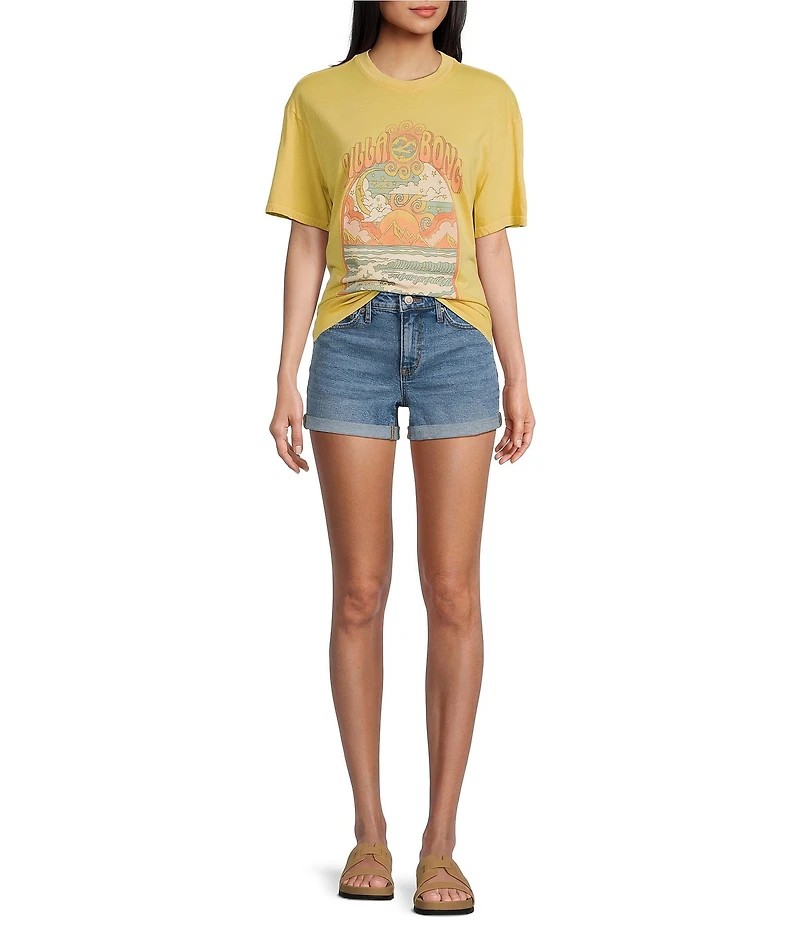 Billabong Seasons Of The Sol Graphic Oversized T-Shirt