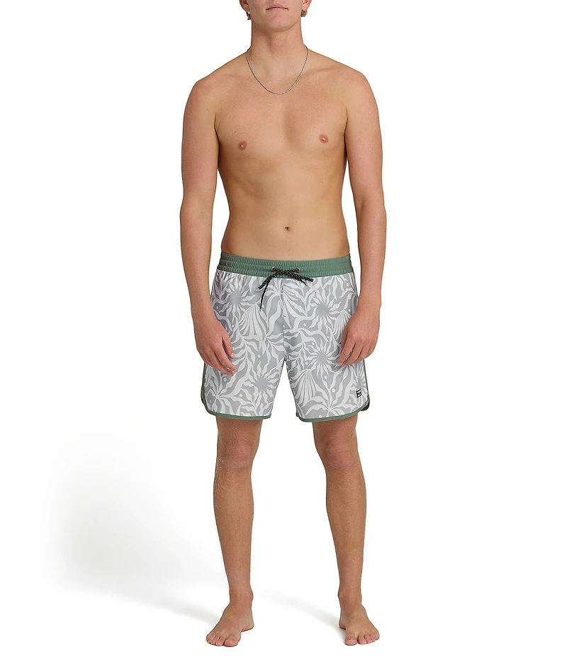 Billabong Seventy Three Printed 16#double; Board Shorts