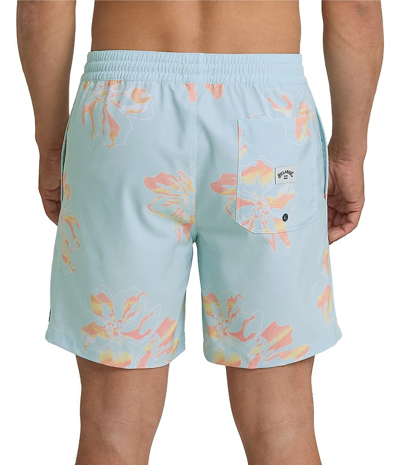 Billabong Seventy Three Tropical Print 16#double; Board Shorts
