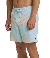 Billabong Seventy Three Tropical Print 16#double; Board Shorts