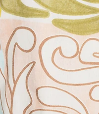 Billabong So Free Sleeveless Printed Linen Blend Mini Dress