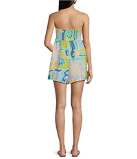 Billabong So Groovy Strapless Printed Romper