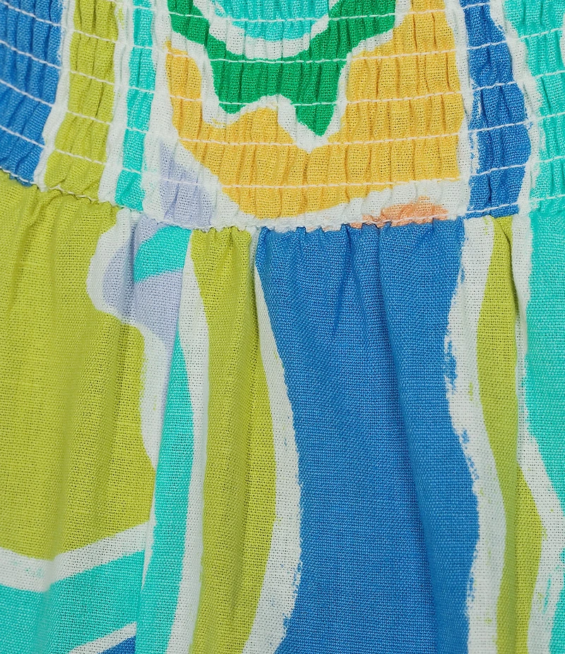 Billabong So Groovy Strapless Printed Romper