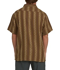 Billabong Sundays Striped Short Sleeve Jacquard Shirt