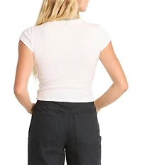 Billabong Take A Moment Short Sleeve Cropped T-Shirt