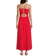 Billabong Take It Back Sleeveless Lace-Up Back Dress